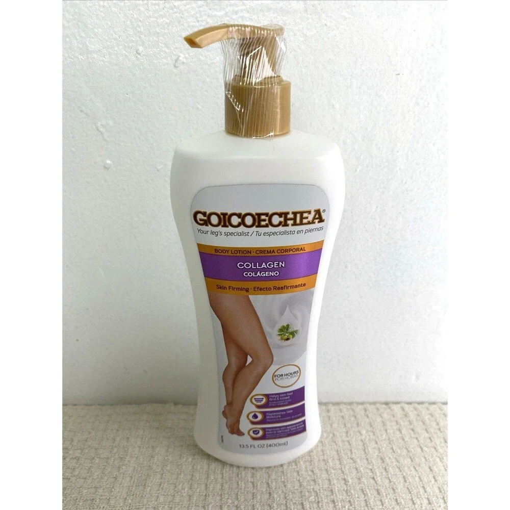2 Goicoechea Collagen Skin Firming Body Lotion 13.5oz Moisture Varicos Vein Area
